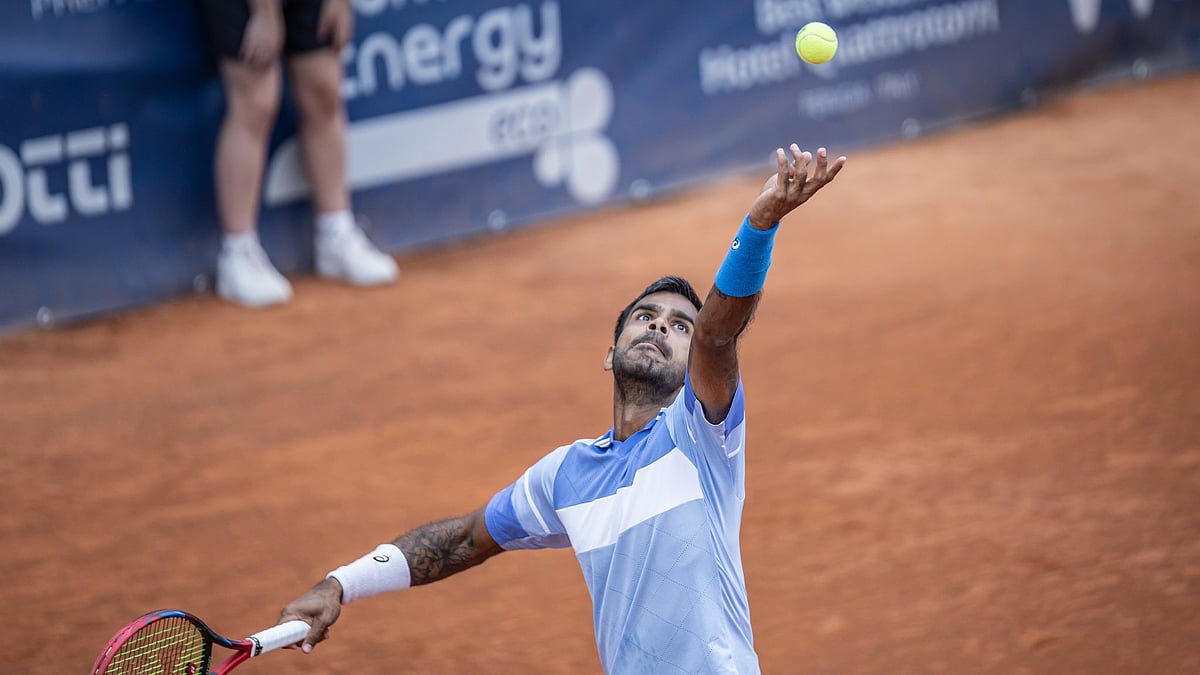 X | Sumit Nagal  : Sumit Nagal Braunschweig ATP Challenger X
